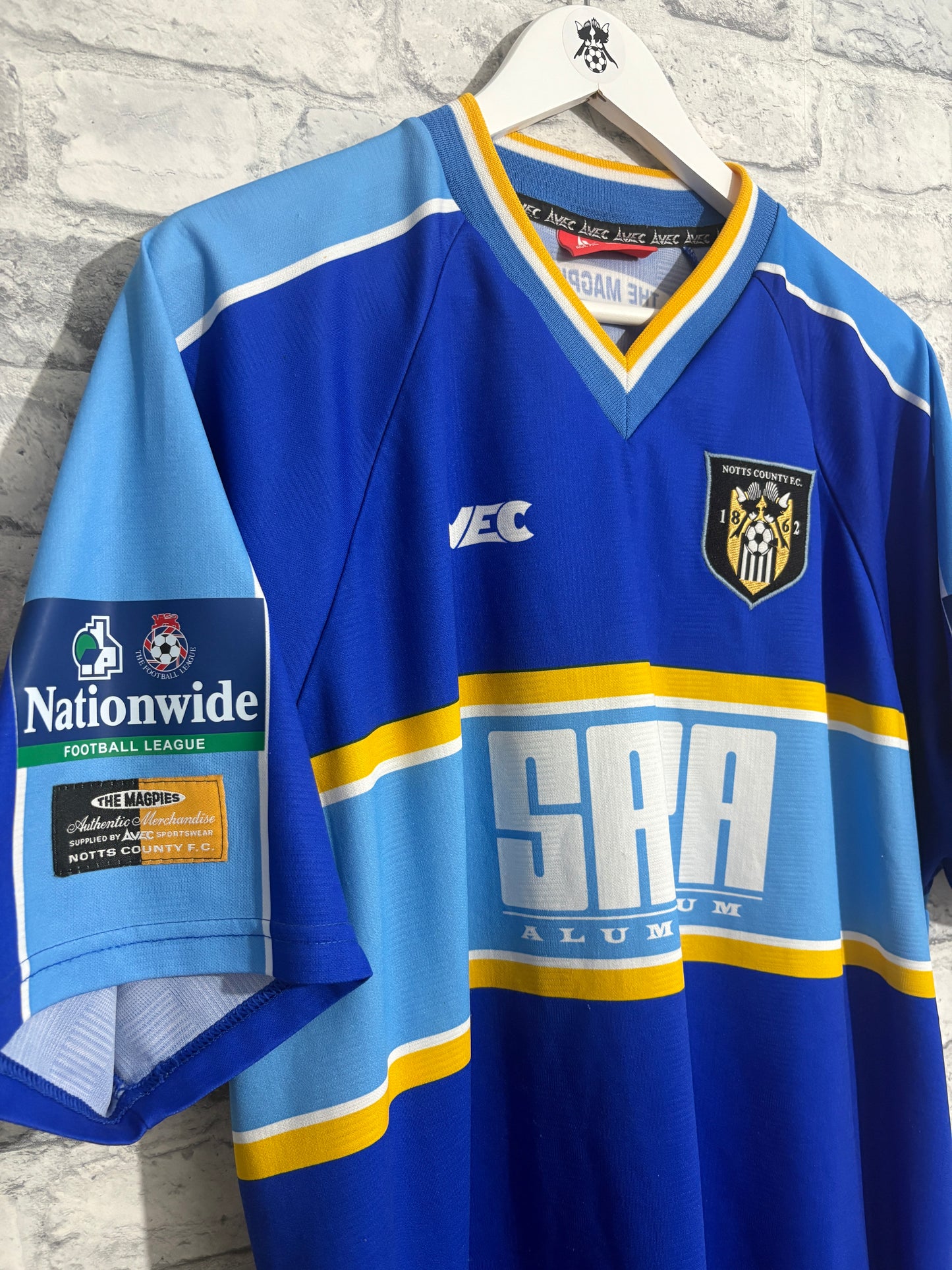 Notts County Away Shirt 1999 / 2000 XL