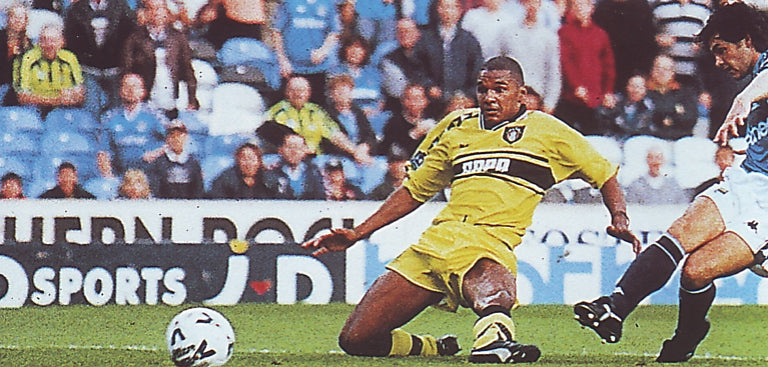 Notts County Away Shirt 1998 Champions Edition Small