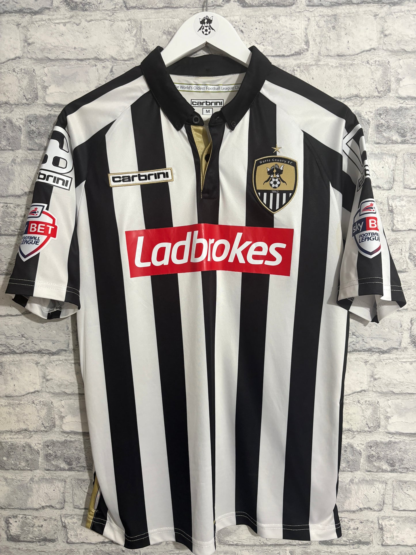 Notts County Home Shirt 2015 / 2016 Medium
