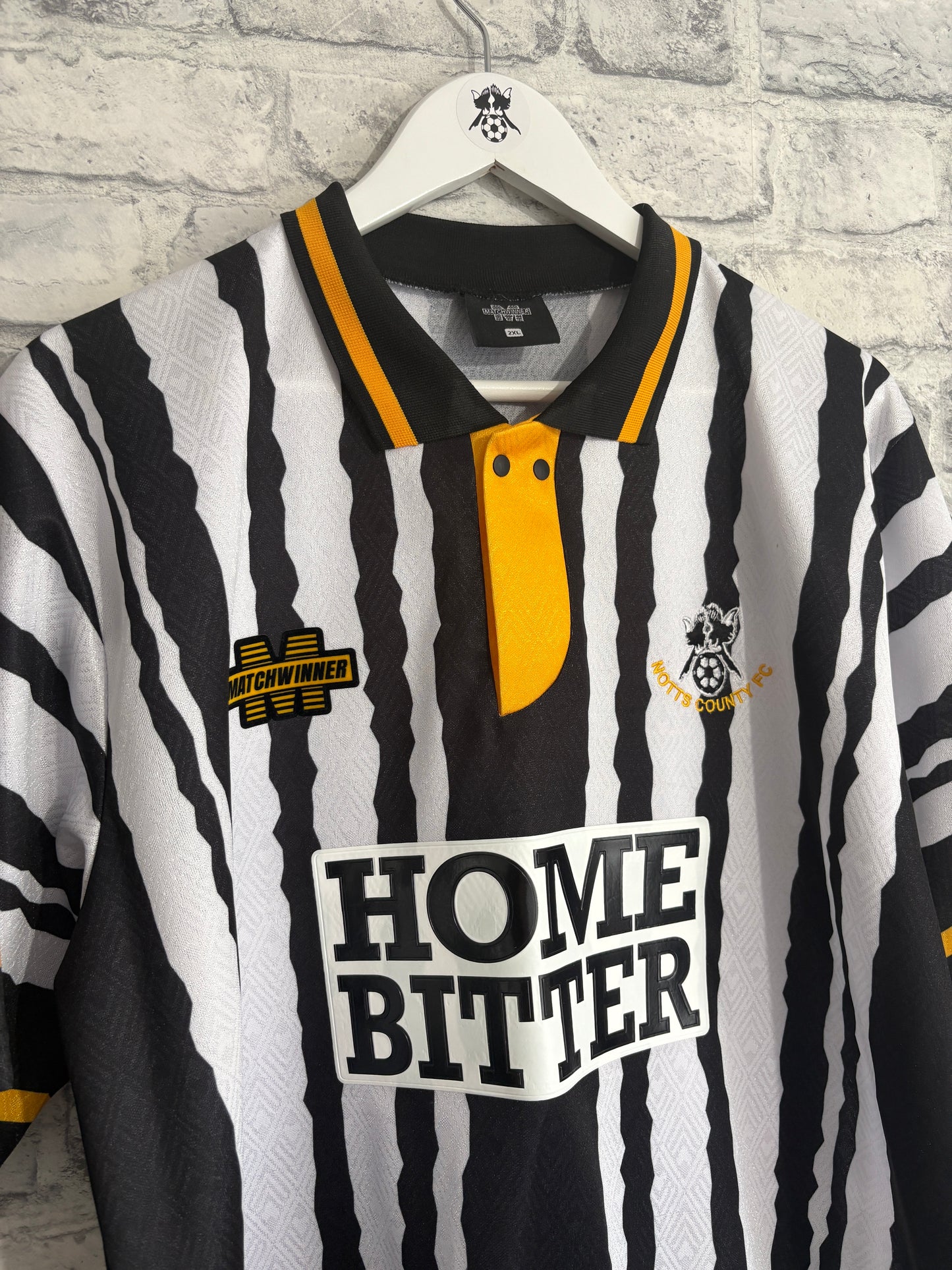 Notts County Home Shirt 1993 / 1994 XXL Official Reissue