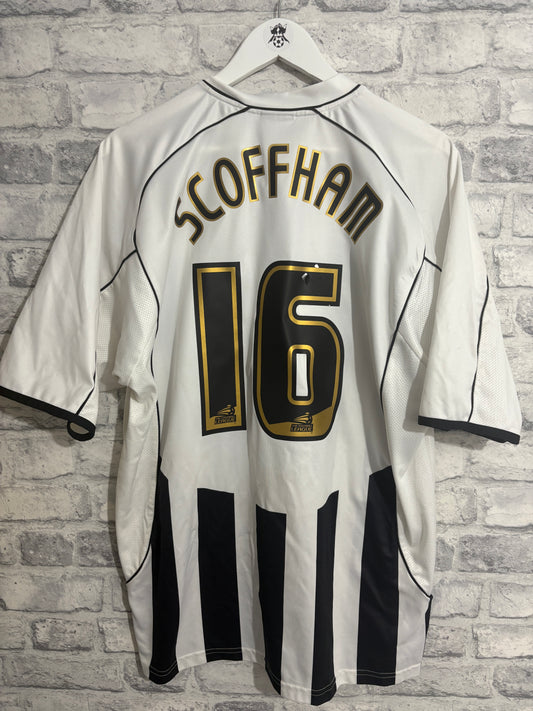 Notts County Home Shirt 2005 / 2006 XXL SCOFFHAM