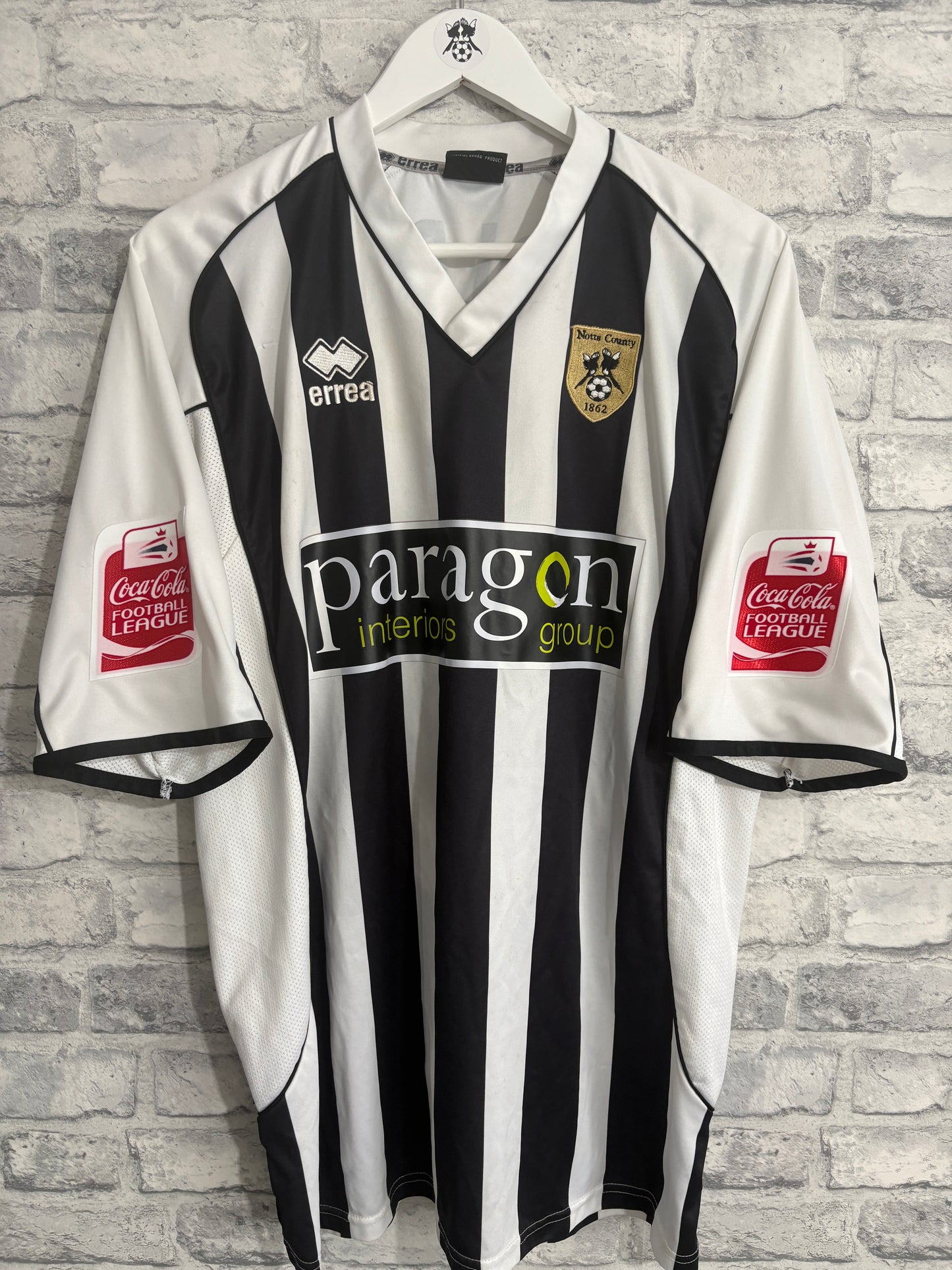 Notts County Home Shirt 2005 / 2006 XXL McGoldrick