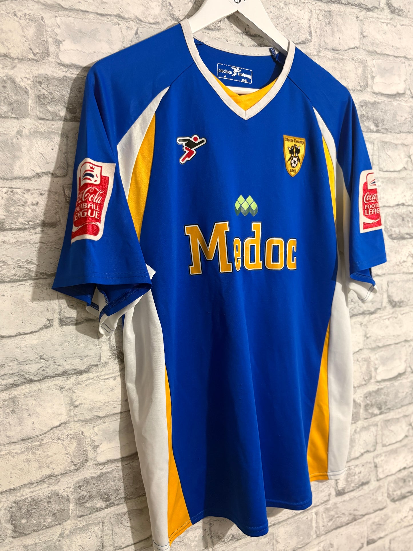 Notts County Away Shirt 2007 / 2008 Medium