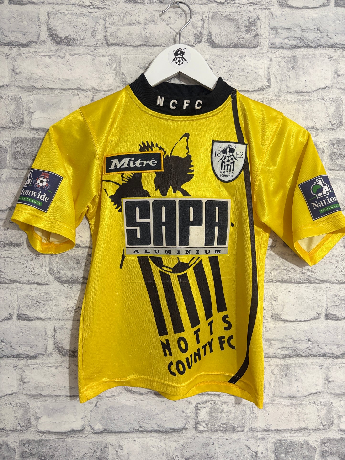 Notts County Away Shirt 1996 / 1997 Kids 6-7 years