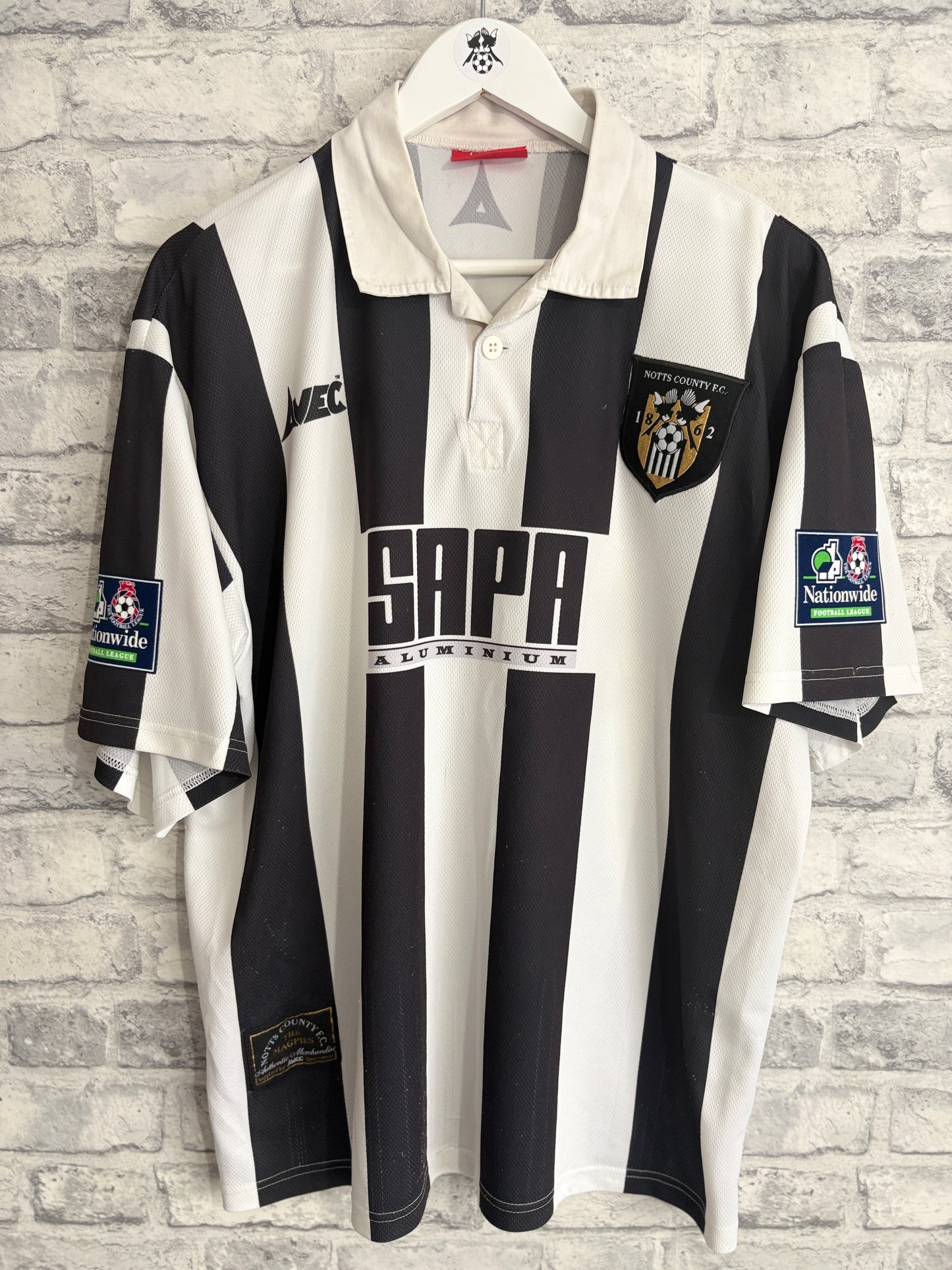 Notts County Home Shirt 1997 / 1998 Large