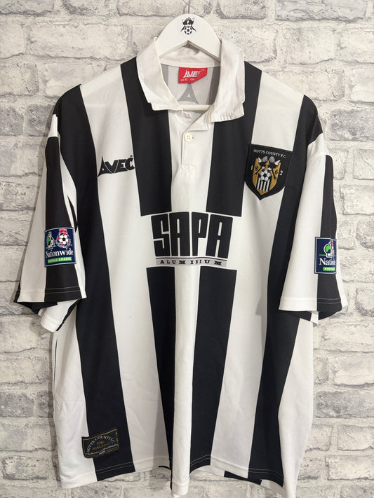 Notts County Home Shirt 1997 / 1998 XL