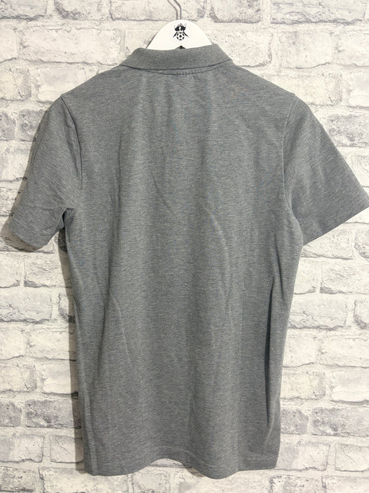 Notts County Puma Polo Shirt Grey Small