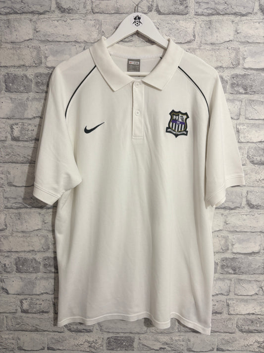 Notts County Nike Polo Shirt White XXL