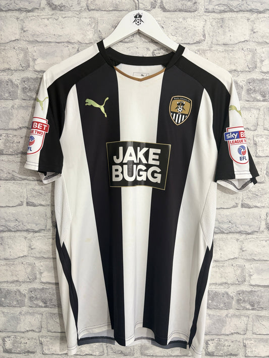Notts County Home Shirt 2017 / 2018 Medium
