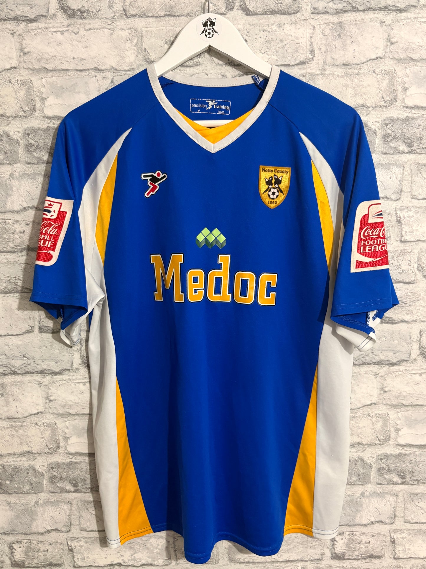Notts County Away Shirt 2007 / 2008 Medium