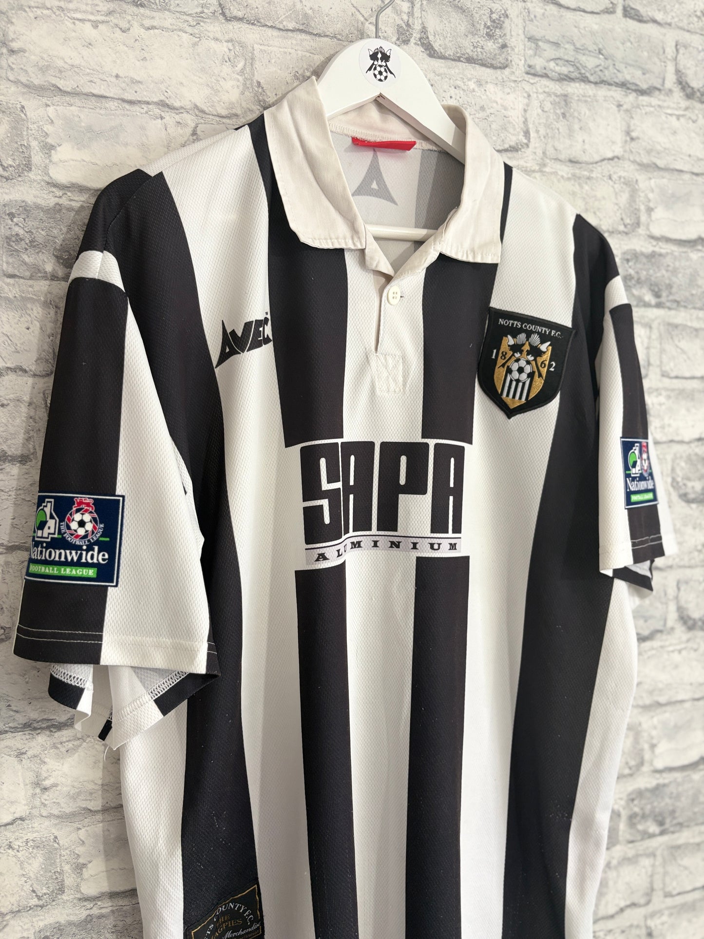 Notts County Home Shirt 1997 / 1998 Large