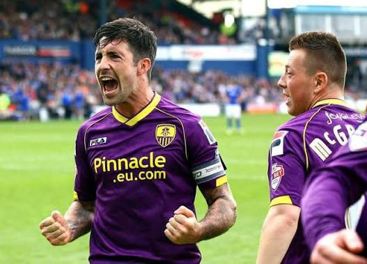 Notts County Away Shirt 2013 / 2014 Medium Match Worn Player Issue