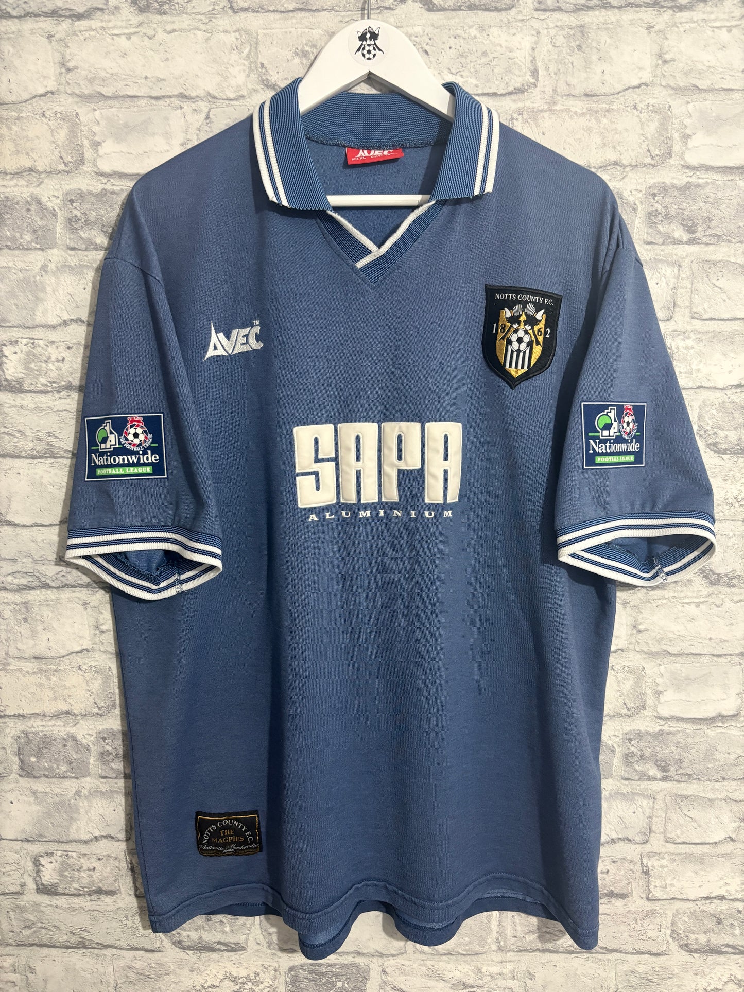 (Notts County Away Shirt 1997 / 1998 XL