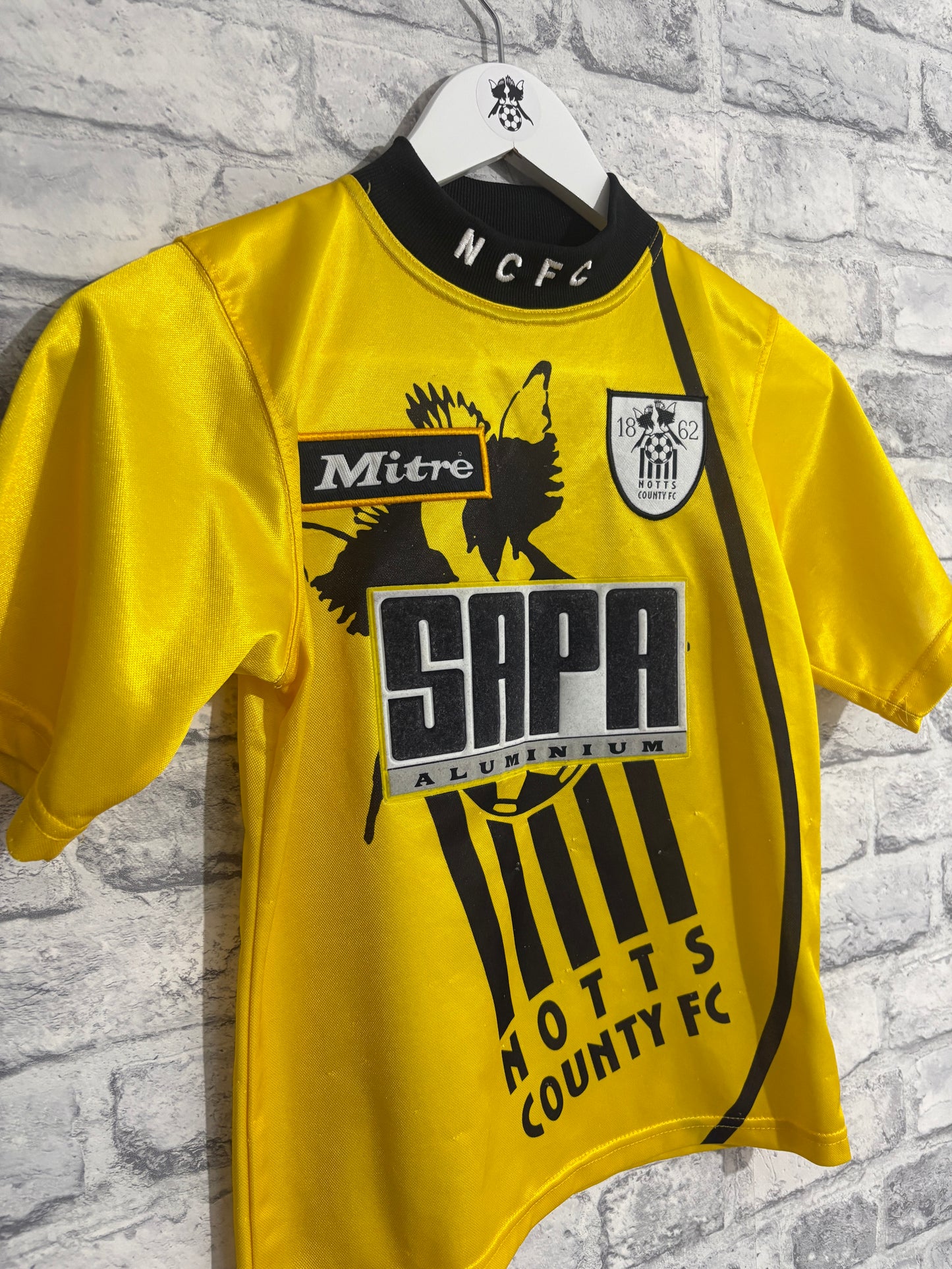 Notts County Away Shirt 1996 / 1997 Kids 6-7 years Plain