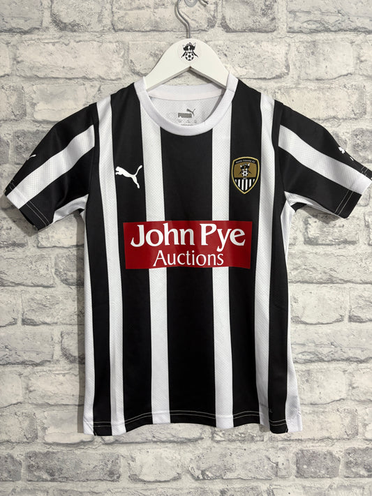 Notts County Home Shirt 2023 / 2024 Kids 9-10 years Plain