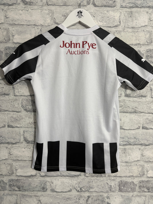 Notts County Home Shirt 2023 / 2024 Kids 9-10 years Plain